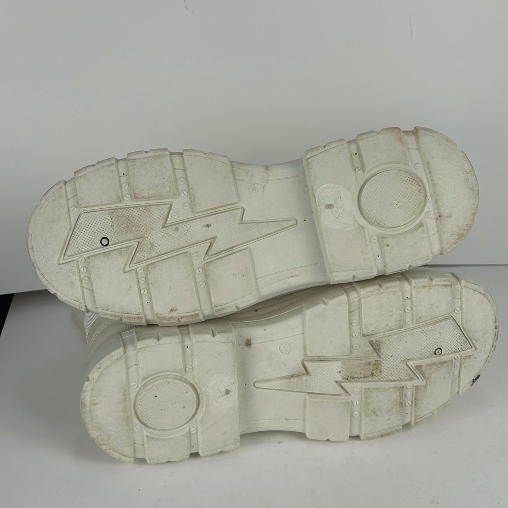 Viapipa Cream Puffer Snow Boots Faux Fur Lined Chunky Platform Lug Sole Mens 8 - Picture 5 of 8